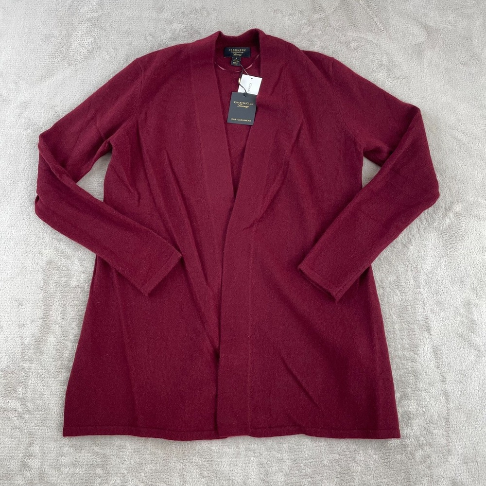Charter Club Duster‎ Sweater Women Small Crantini 100% Cashmere NWT $189